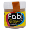 Imagem de Pó para Decoração Dourado Rosê 3g - FAB