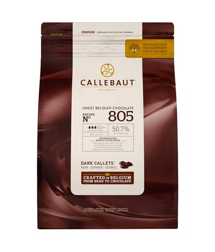 Imagem de Chocolate Amargo Callets 50,7% 2,01 Kg 805BR25A - CALLEBAU