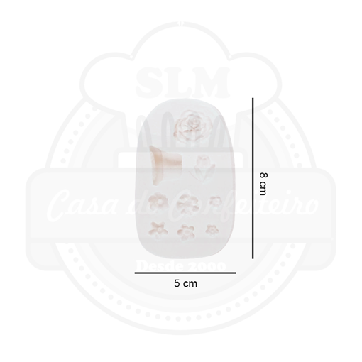 Imagem de Molde de Silicone Kit Vaso