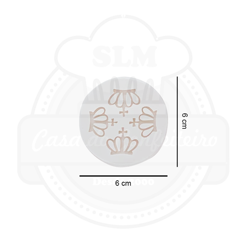 Imagem de Molde de Silicone Coroa Média c/4