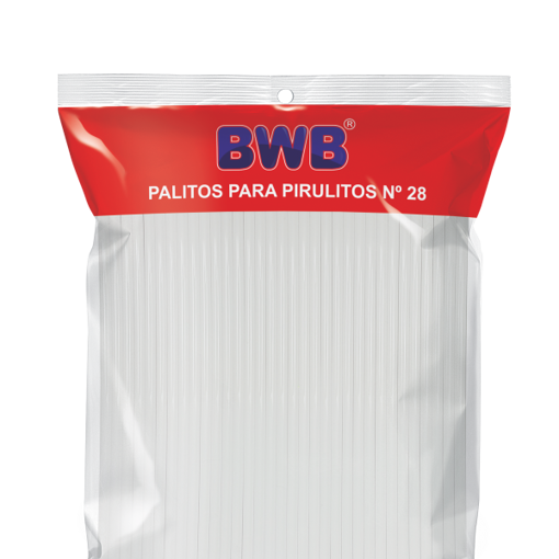 Imagem de Palito para Pirulito Grande Nº 28 Branco 50 und 282 - BWB