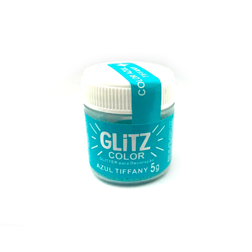 Imagem de Glitter para decoração Azul Tiffany 5g - FAB