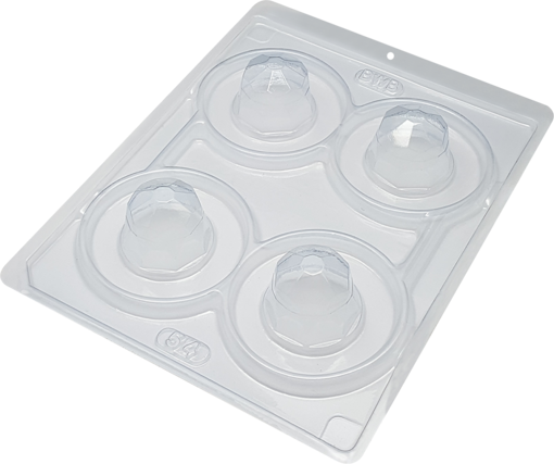 Imagem de Forma Acetato com Silicone Trufa Diamante 54 - BWB