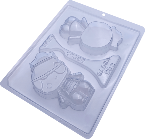 Imagem de Forma Acetato com Silicone Menino Pirata 10209 - BWB