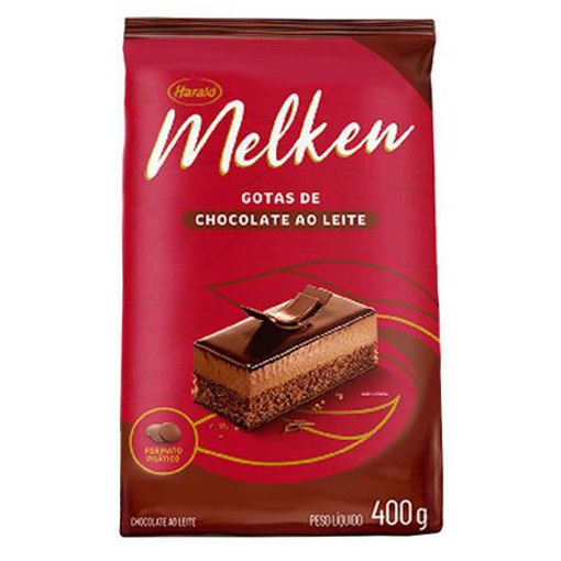 Imagem de Melken Gotas Chocolate ao Leite 400g - HARALD