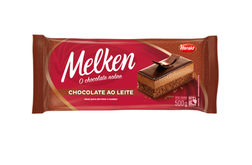 Imagem de Melken Barra Chocolate ao Leite 500g - HARALD