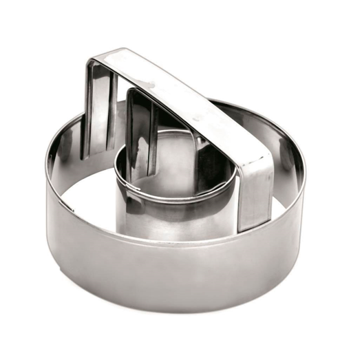 Imagem de Aro Cortador Donuts Liso com Alça 9x4cm - DOUPAN