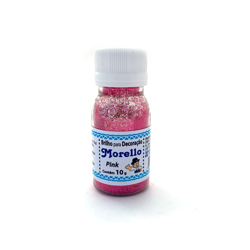 Imagem de Brilho Glitter para Decoração Pink 10g - MORELLO