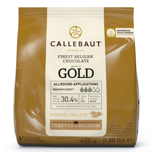 Imagem de Chocolate Caramelo 30,4% 400g  R30GOLD - CALLEBAUT