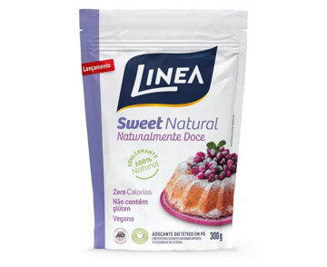Mostrar detalhes de Adoçante dietético em Pó Sweet natural 300g - LINEA Imagem de Adoçante dietético em Pó Sweet natural 300g - LINEA