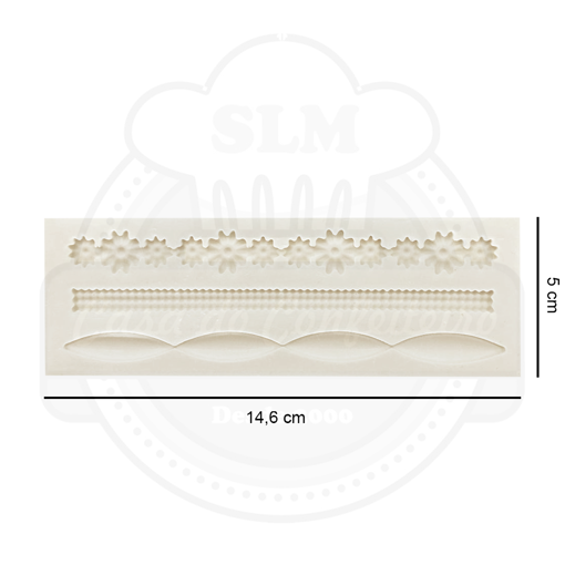 Imagem de Molde de Silicone Cordão 3 Modelos