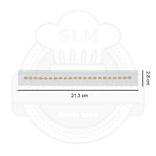 Imagem de Molde de Silicone Cordão de Pérolas