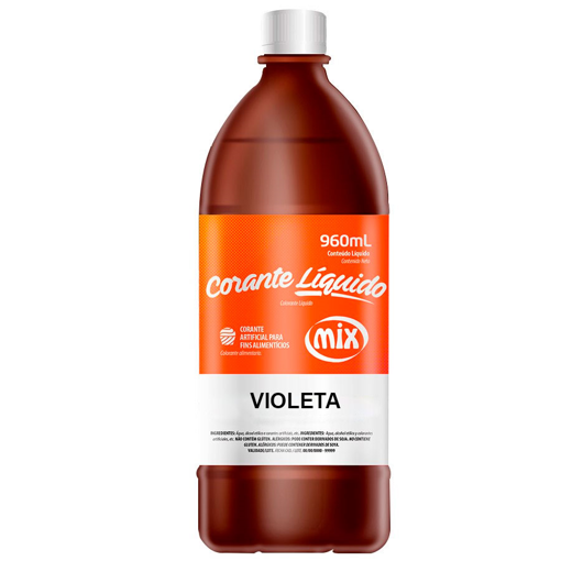 Imagem de Corante Líquido Violeta 960 ml - MIX