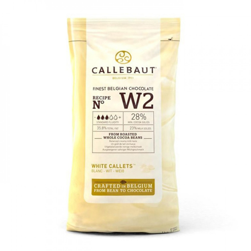 Imagem de Chocolate Branco Callets 28% 1 Kg W2-BR-U73 - CALLEBAUT