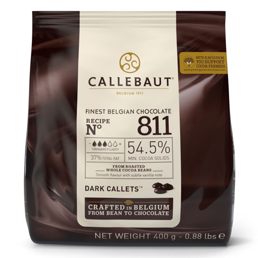 Imagem de Chocolate Amargo 54,5% 400g  811BRD94 - CALLEBAUT