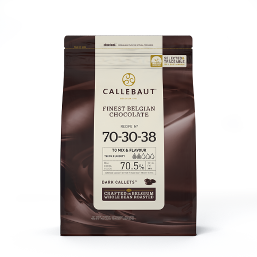 Imagem de Chocolate Amargo Callets 70,5% 2,01 Kg 703038- CALLEBAUT