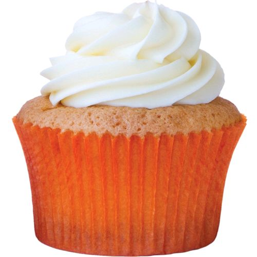 Imagem de Forminha Cupcake Impermeável Laranja Nº0 45 UND - MAGO