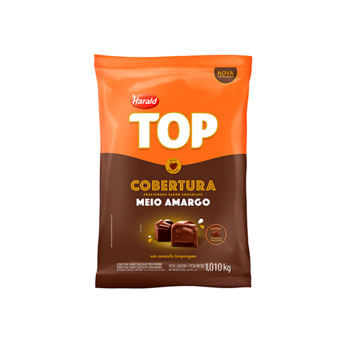 Imagem de Top Gotas cobertura Meio Amargo 1,010 Kg - HARALD