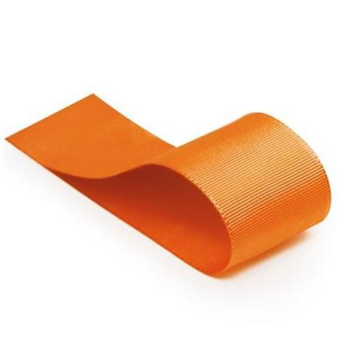 Imagem de Fita de Cetim Lisa Laranja 6,5mm x10m unidade - CROMUS