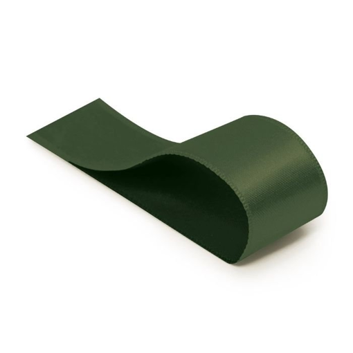 Imagem de Fita de Cetim Liso Verde Militar 6,5mm x10m unidade - CROMUS