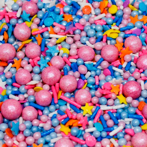 Imagem de Confeitos Sprinkles Unicornío 60g - MORELLO