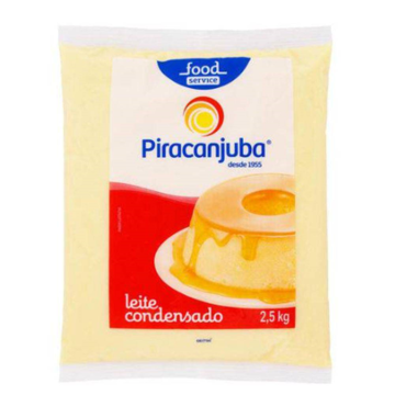 Mostrar detalhes de Leite Condensado Semidesnatado Bag 2,5 Kg - PIRACANJUBA Imagem de Leite Condensado Semidesnatado Bag 2,5 Kg - PIRACANJUBA
