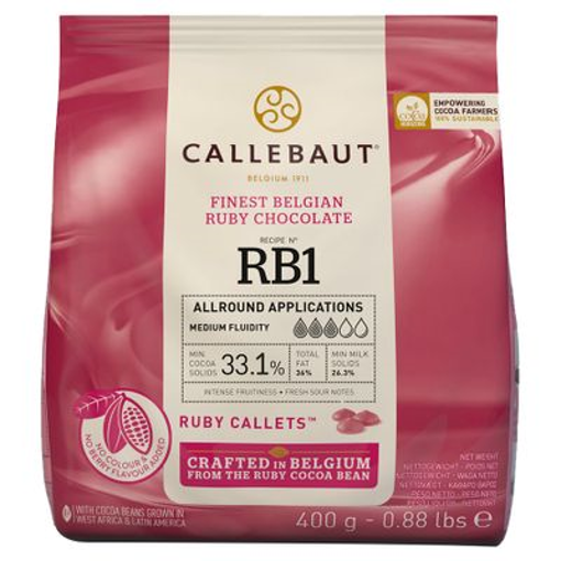 Imagem de Chocolate Ruby 33,1% 400g  36RB12 - CALLEBAUT