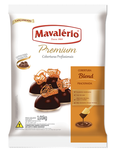 Imagem de Chocolate Cobertura Fracionada Gotas Blend 1,01 Kg - MAVALÉRIO
