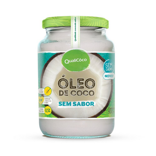 Imagem de Óleo de Coco Sem Sabor 500ml - QUALICOCO