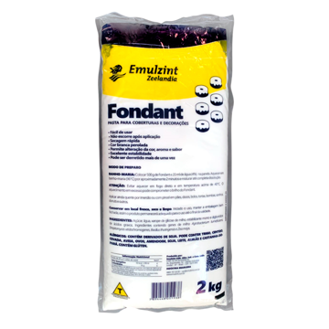 Mostrar detalhes de Fondant Zelandia 2 Kg - EMULZINT Imagem de Fondant Zelandia 2 Kg - EMULZINT