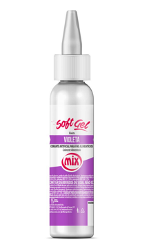 Mostrar detalhes de Corante Softgel Violeta 25g - MIX Imagem de Corante Softgel Violeta 25g - MIX