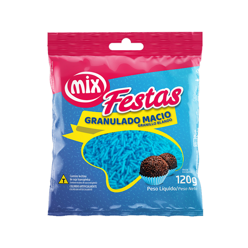 Imagem de Granulado Macio Azul Bebê 120g - mix