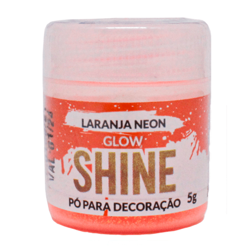 Imagem de Pó para Decoração Glow Laranja Neon 5g - MAGAZINE DA FESTA