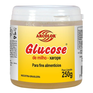 Mostrar detalhes de Glucose de Milho Xarope 250g - ARCOLOR Imagem de Glucose de Milho Xarope 250g - ARCOLOR