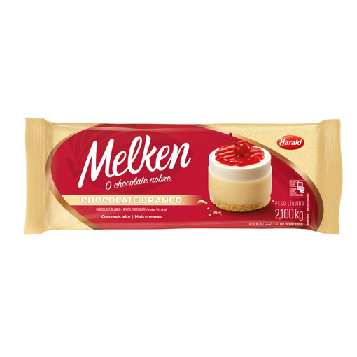 Imagem de Melken Barra Chocolate Branco 2,1 Kg - HARALD