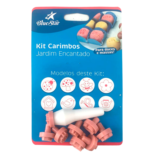 Imagem de Kit Carimbos Jardim Encantado Mini - 9pçs - BLUESTAR