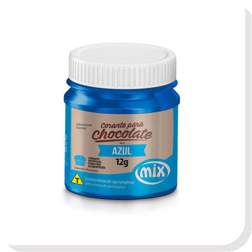 Imagem de Corante Gel para Chocolate  Azul 12g - MIX