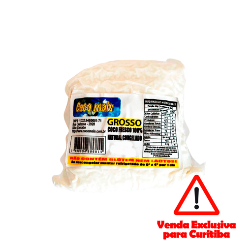 Imagem de Coco Ralado Fresco 500gr Grosso - COCO MAIS