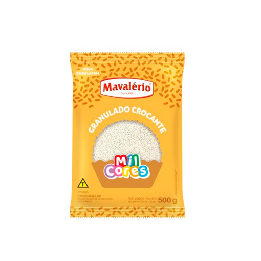 Imagem de Granulado Branco Crocante 500g 4122 - MAVÁLERIO