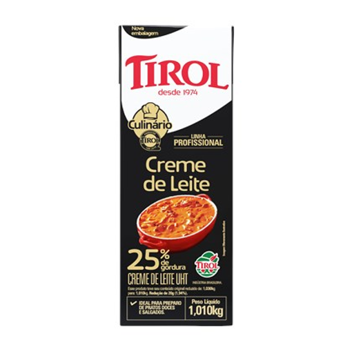 Imagem de Creme de Leite Culinário 25% Gordura 1,010 Kg - TIROL